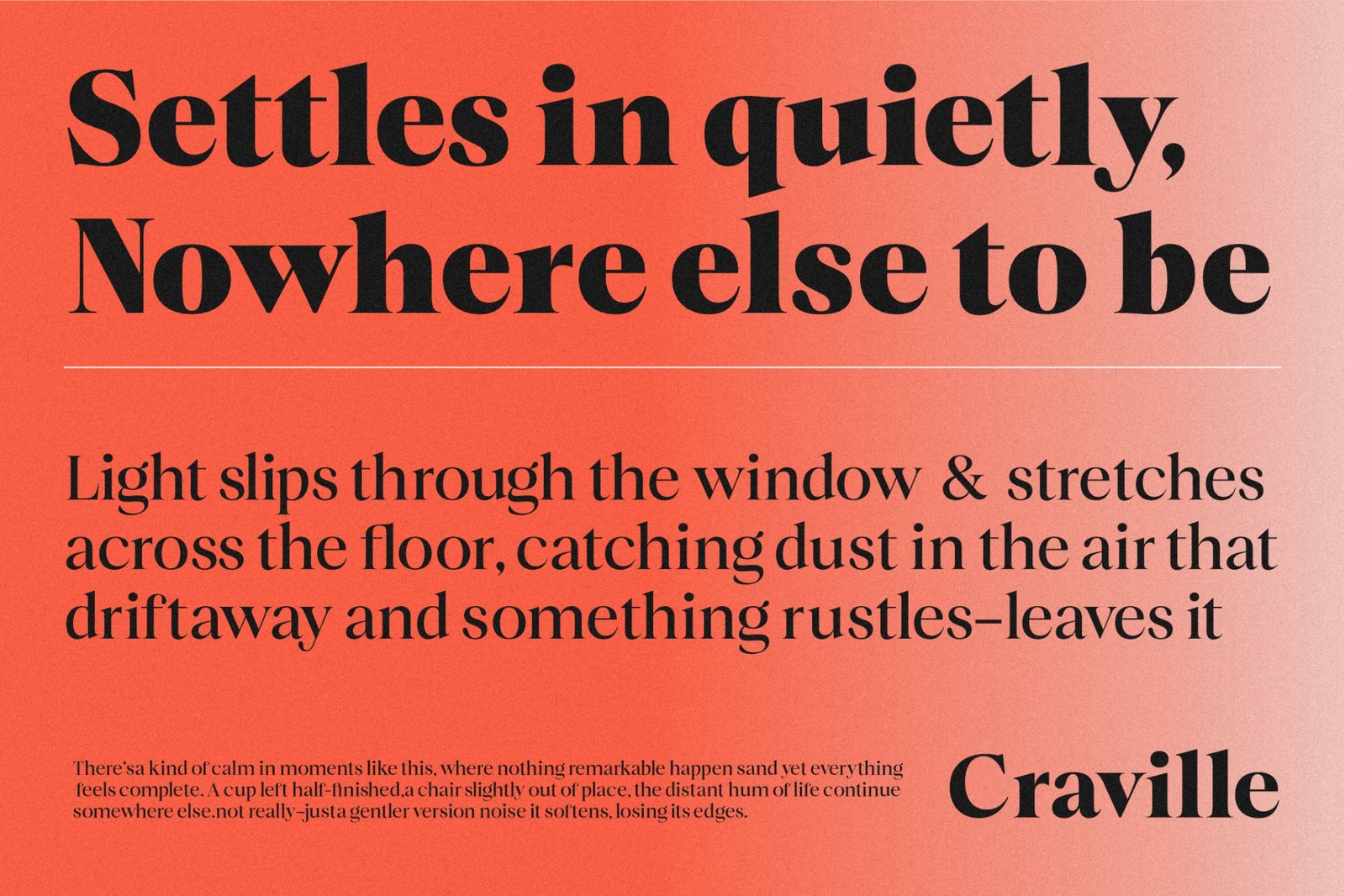 Craville Font