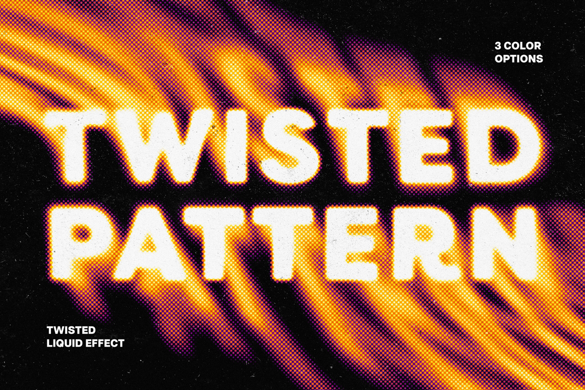 Twisted Liquid Text Effect