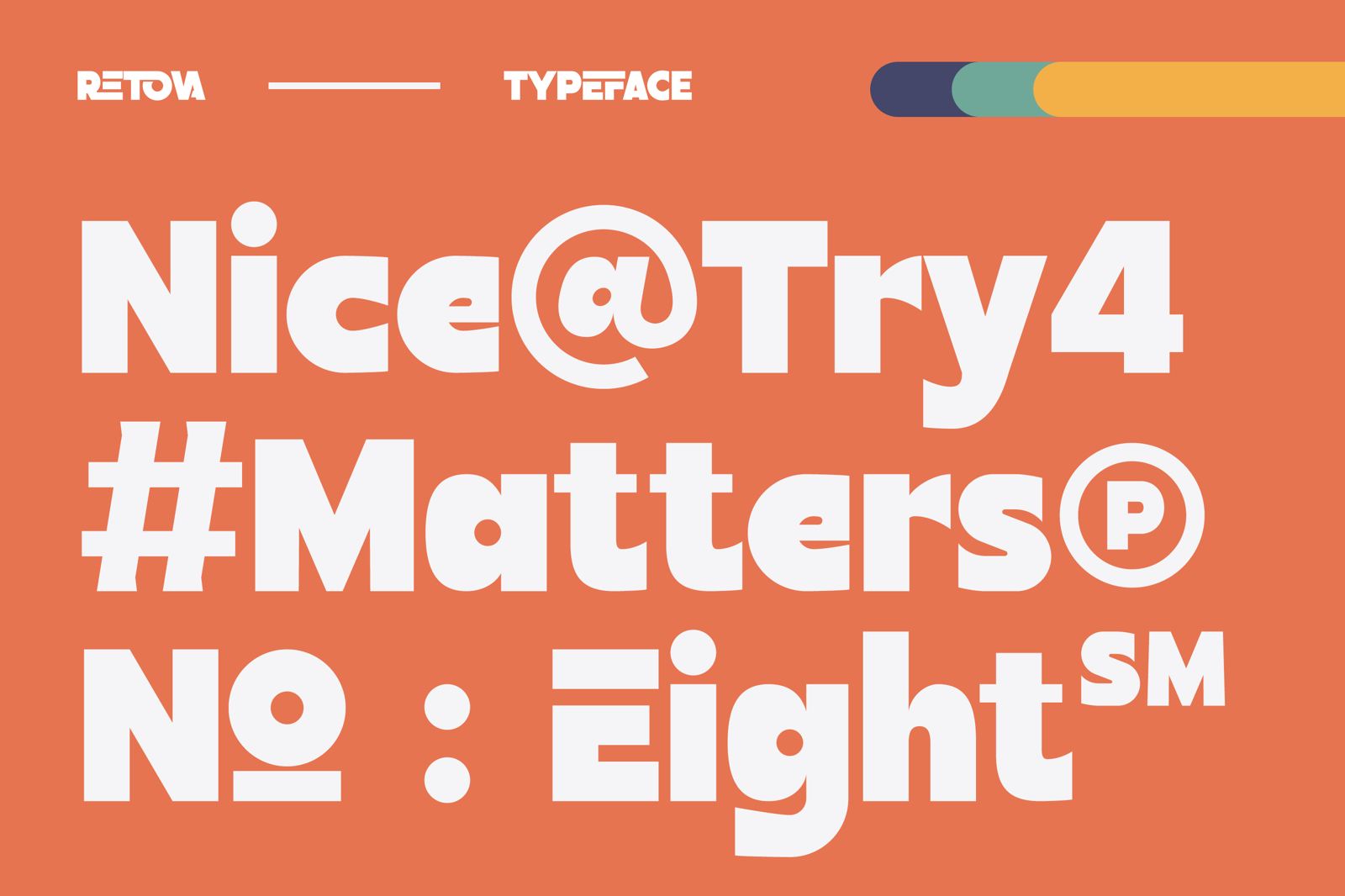 Retova - Display Font