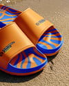 Slide Sandals on the Beach Mockup