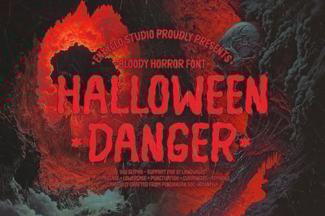 NCL HALLOWEEN DANGER - Bloody Horror - Fonts