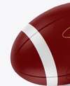 Vintage Leather Rugby Ball Mockup