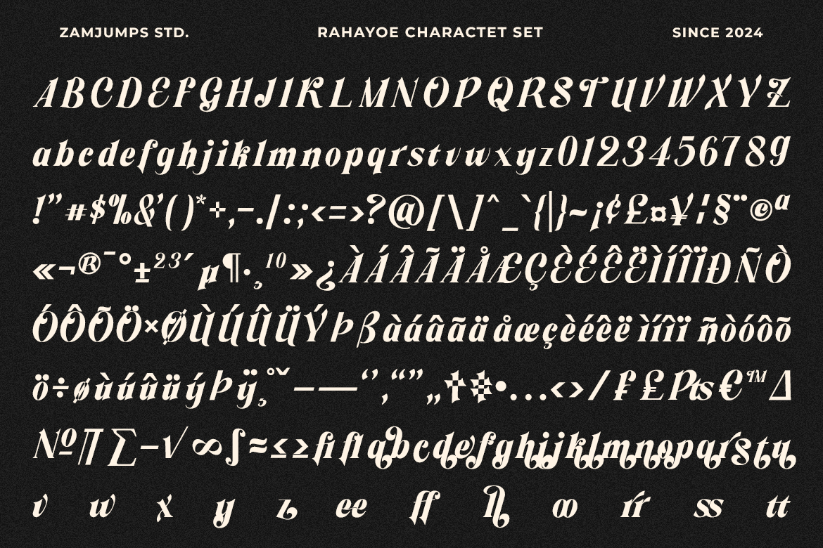 Rahayoe Font