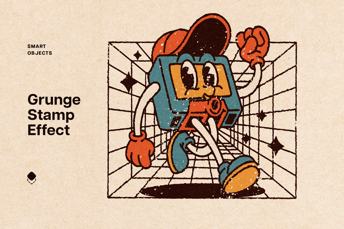 Craft Grunge Stamp Effect