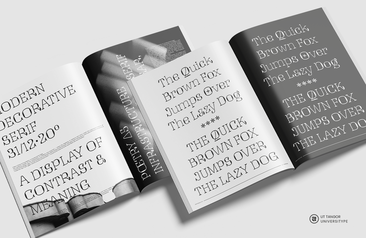 UT Tangor – A Distinctive Decorative Serif