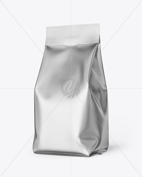 Matte Metallic Package Mockup