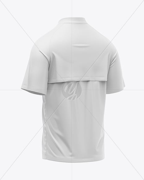 Raglan Short Sleeve Cage Jacket Mockup