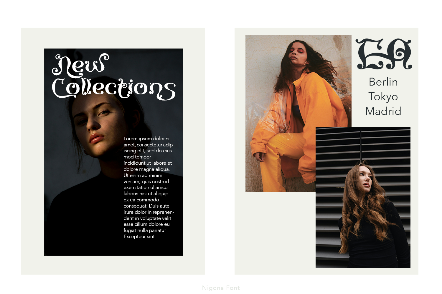 Nigona Display Font