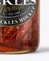 Clear Glass Jar with Sun Dried Tomatoes Mockup