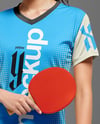Woman Wearing Table Tennis Uniform Mockup