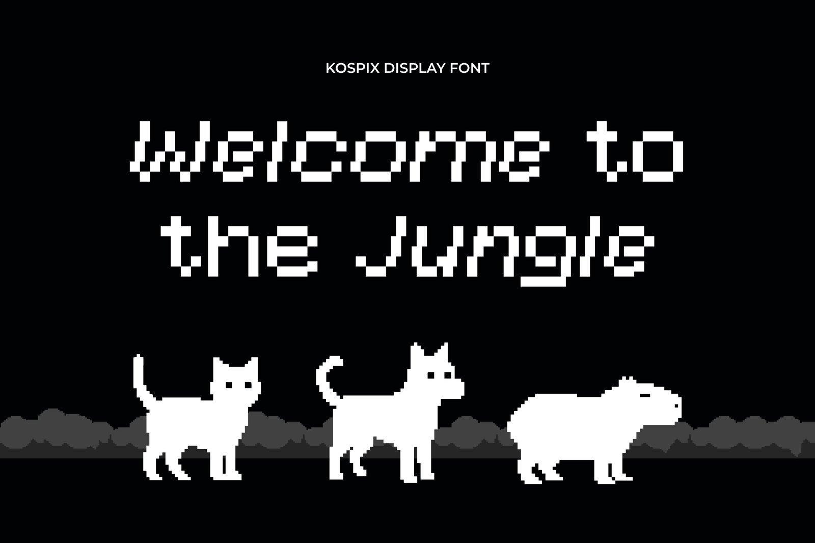 Kospix - Pixel Font