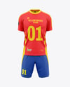Soccer Kit Mockup - Front View
