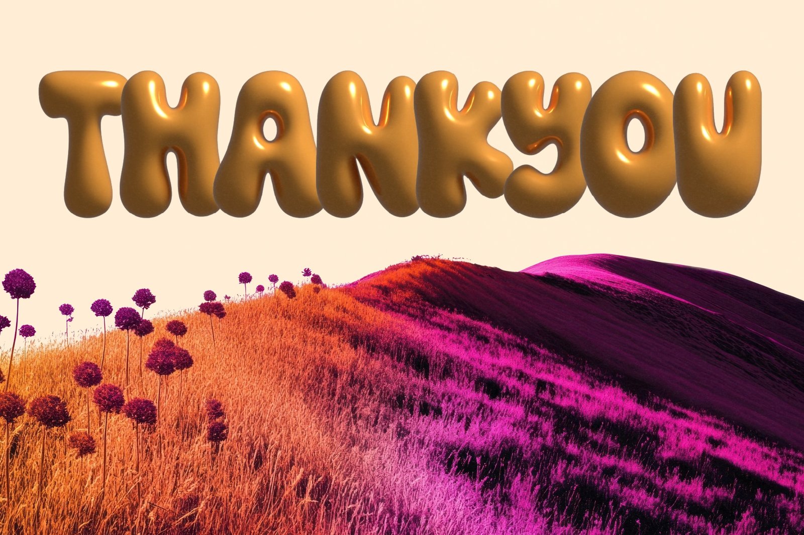 Golden Donut – 3D SVG Font