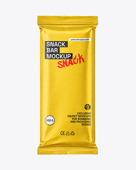 Kraft Paper Chocolate Bar Mockup