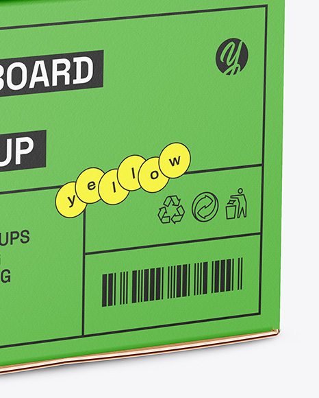 Paper Box Mockup