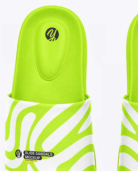 Slide Sandals Mockup