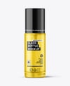 Frosted Cosmetic Bottle with Pump Mockup