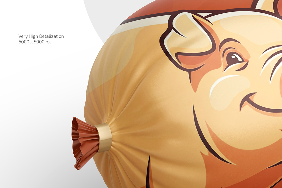 Sausage Chub Mockup Set