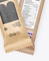 Two Kraft Stick Sachets Mockup