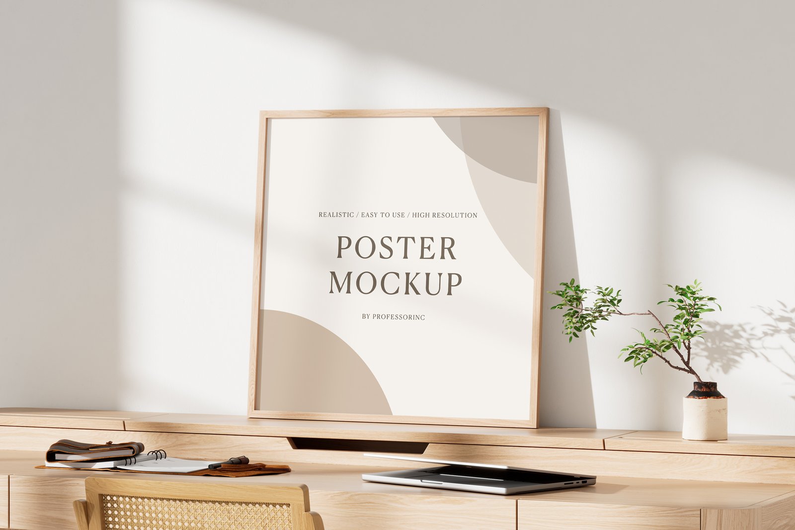 Square Poster Mockup Set