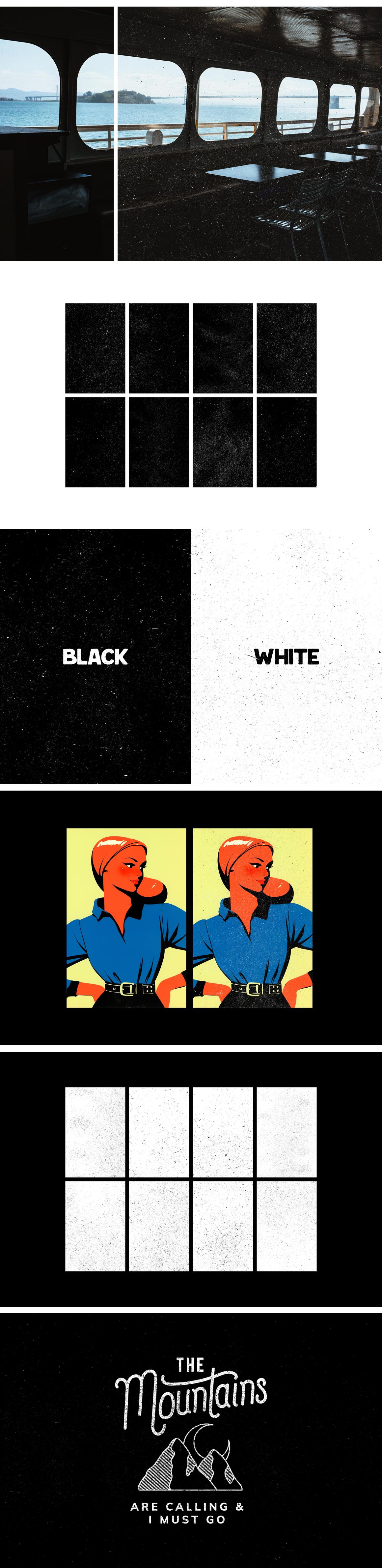 Authentic Dusty Textures Collection