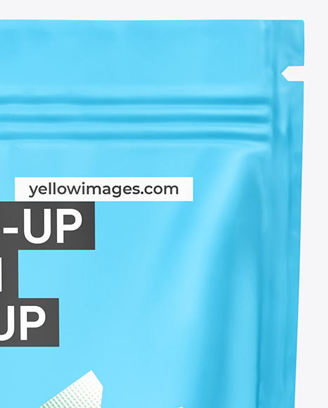 Glossy Stand-up Pouch Mockup