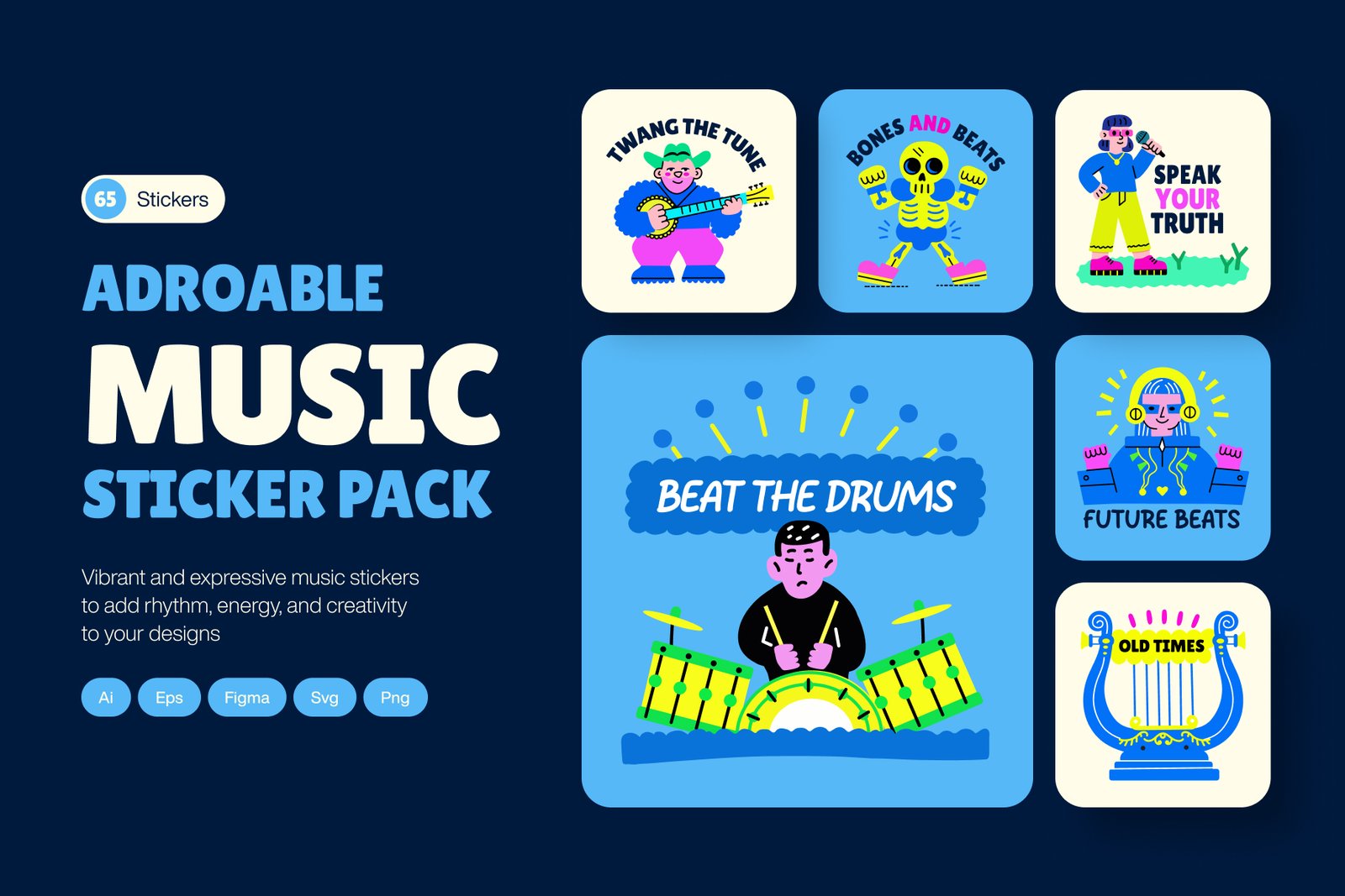 Music Stickers Collection