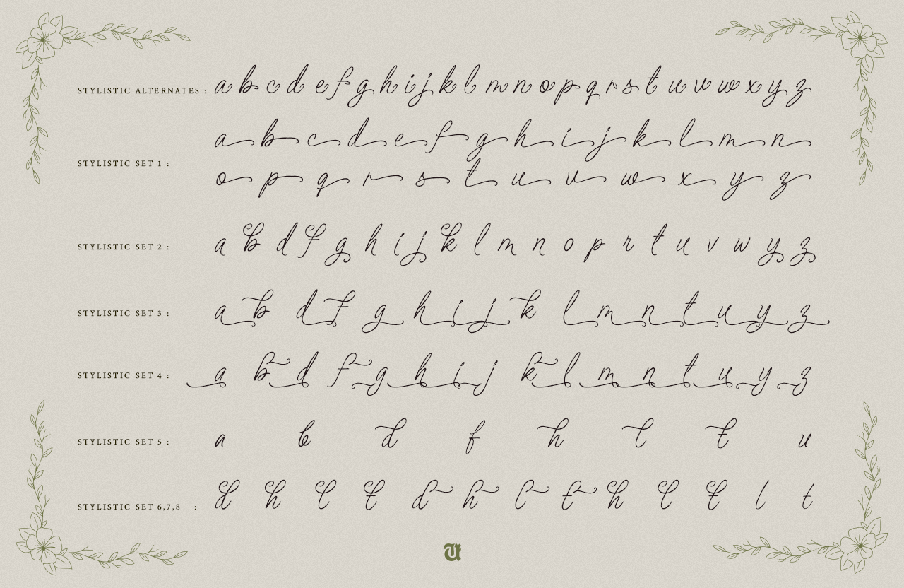 UT Nikahan Script - A Wedding Font