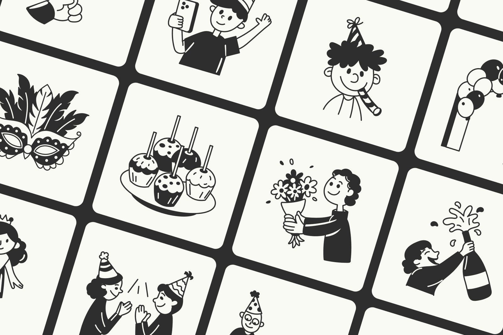 Birthday Doodles Collection