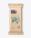 Kraft Paper Snack Package Mockup