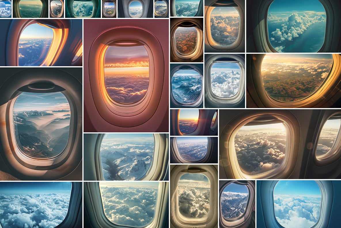 Airplane windows