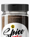Spice Jar with Grounded Black Pepper Mockup