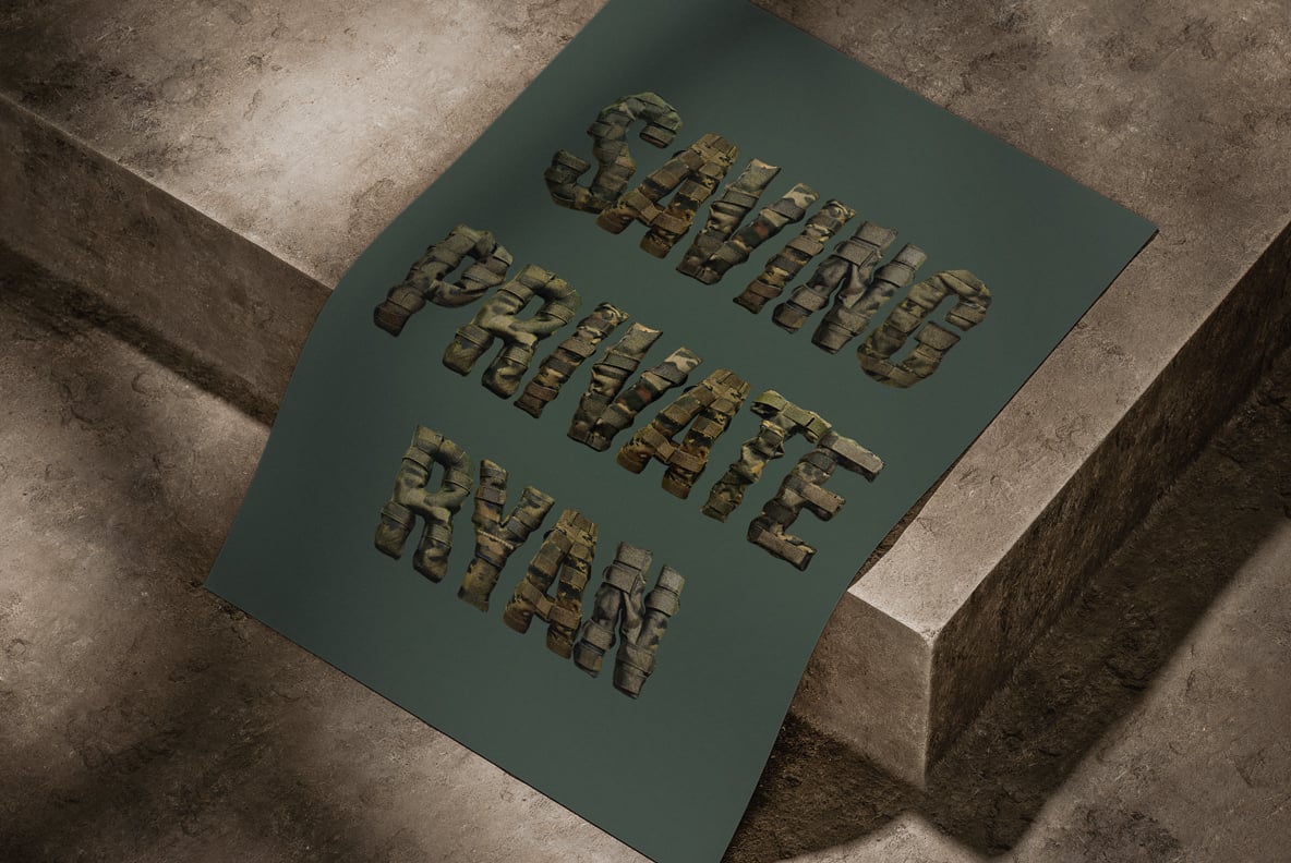 Camouflage Font