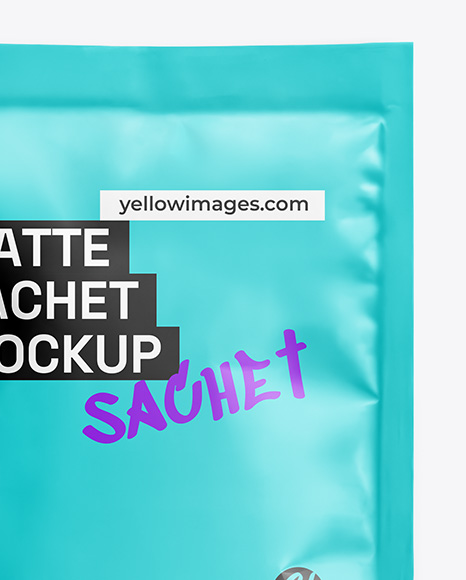 Matte Sachet Mockup