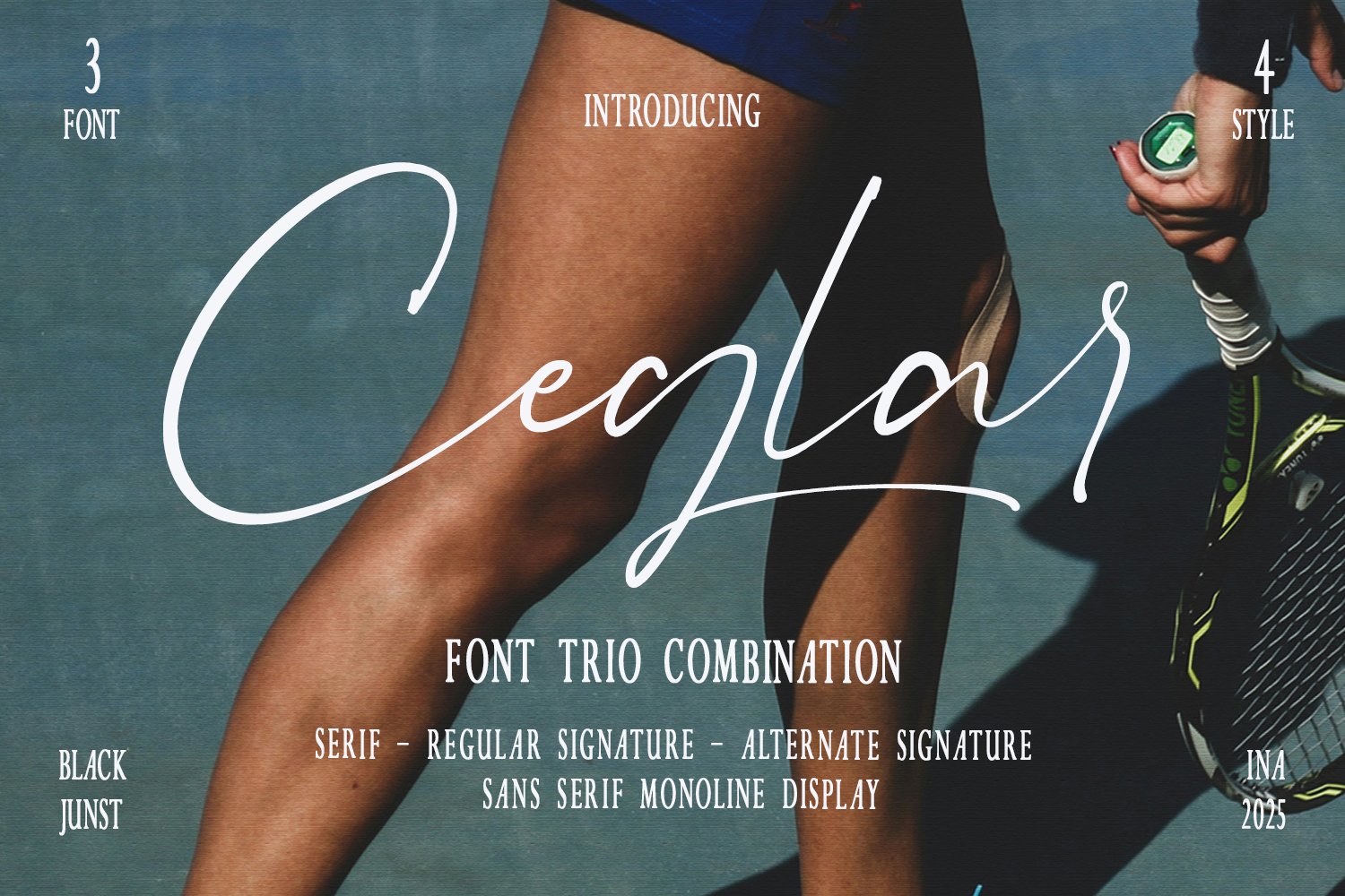 Ceglar – Font Trio Unique Styles