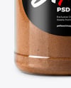 Plastic Jar with Ground Cloves Mockup