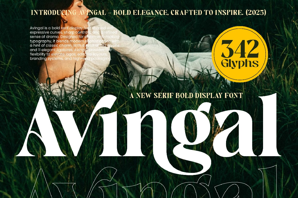 Avingal Serif Bold Display