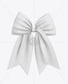 Cheer Bow with Long Ribbons Mockup