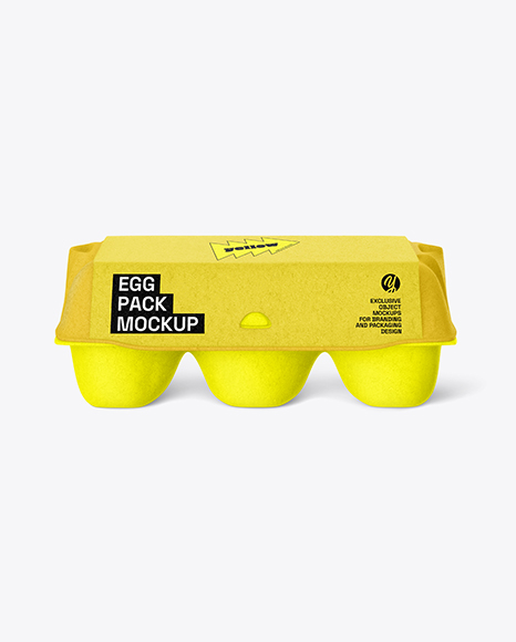 Egg Carton Packaging Mockup