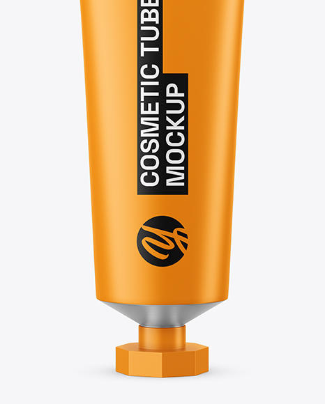 Matte Cosmetic Tube Mockup