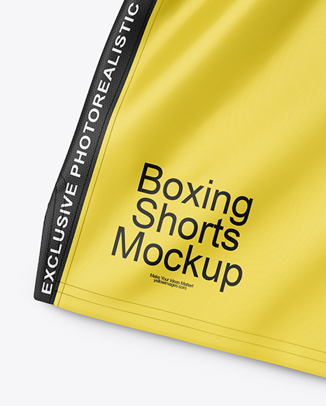 Boxing Shorts Mockup