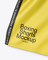 Boxing Shorts Mockup