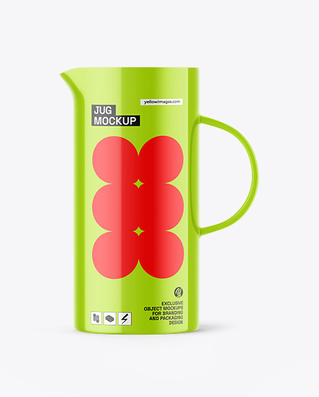 Glossy Jug Mockup