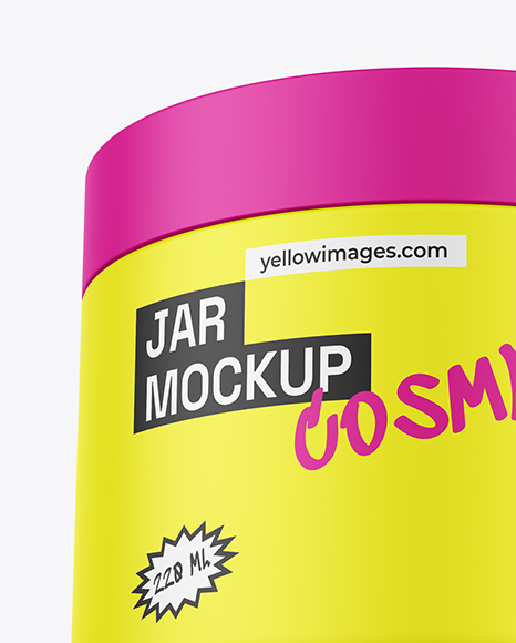 Matte Jar Mockup