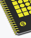 Notebook Mockup – Top Side View