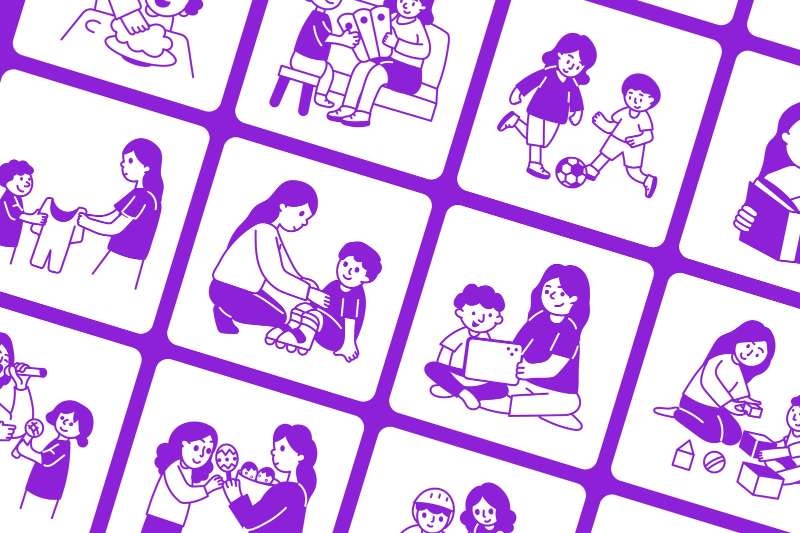 Mothers Day Drawing Illustrations