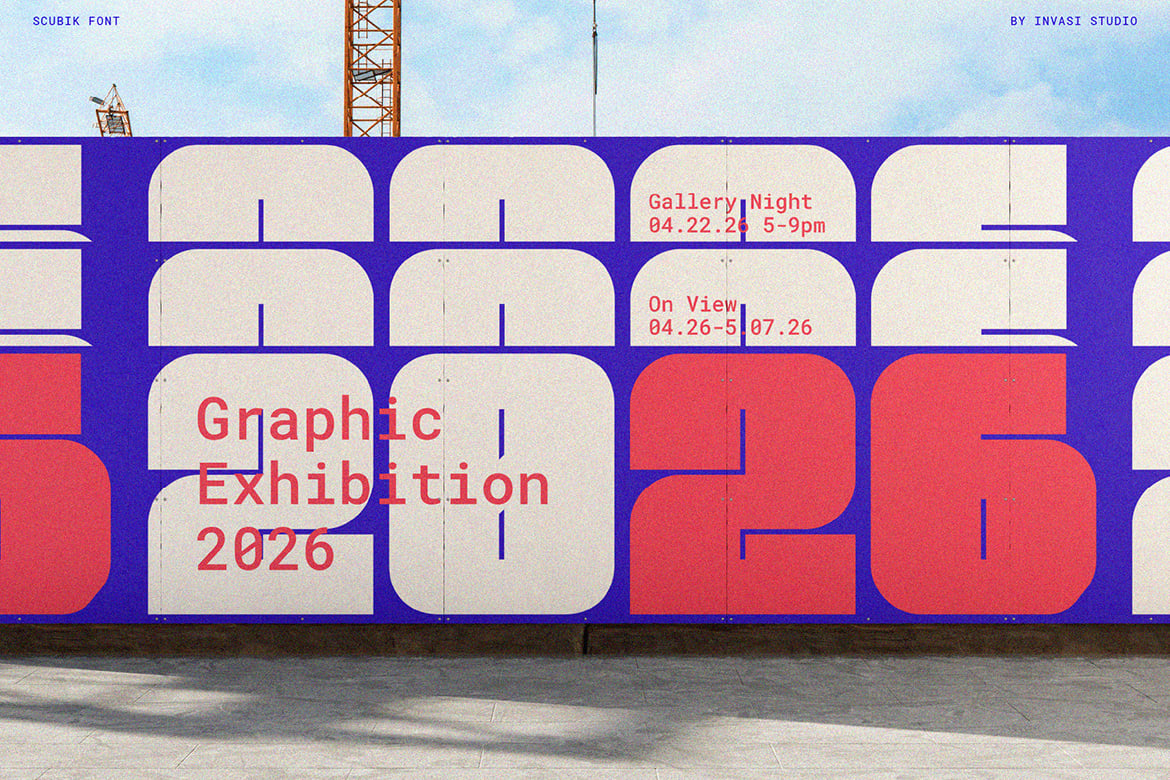 Scubik - Bold Modular Font