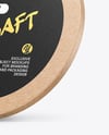 Kraft Beverage Coaster Mockup