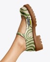 Mary Janes on Woman's Legs Mockup