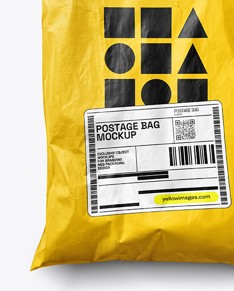 Matte Postage Bag Mockup
